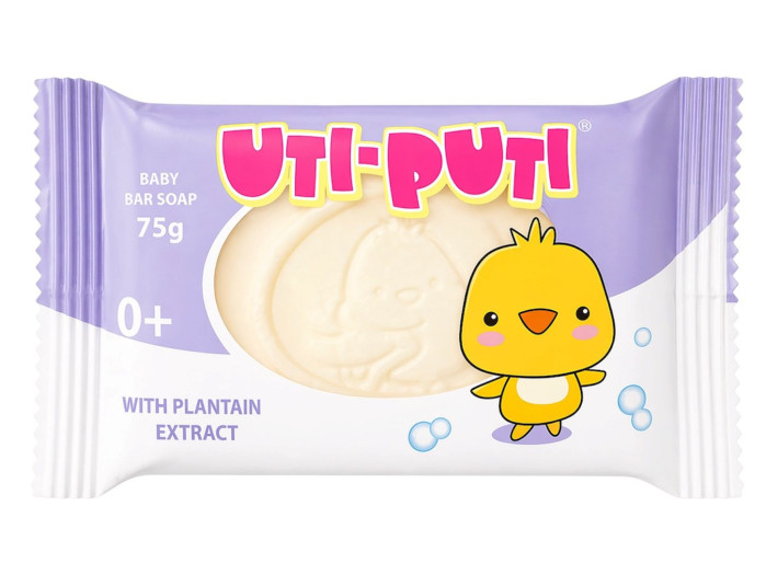 detail Detské mýdlo s extraktem z jitrocele 75g Uti Puti
