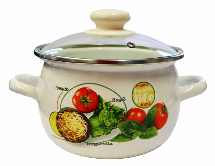 detail Smaltovaný kastrol 2,5L Mozzarella