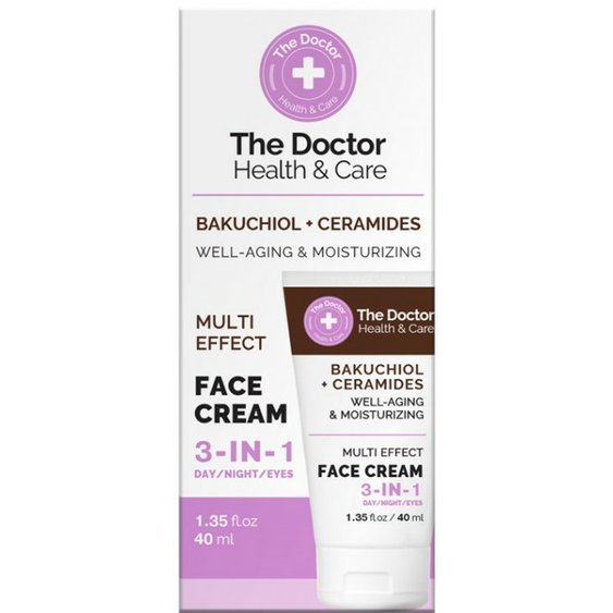 detail Krém na obličej 3 v 1 BAKUCHIOL + CERAMIDES 40ml The Doctor