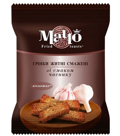 detail Grenky s česnekovou příchutí 65g Macho