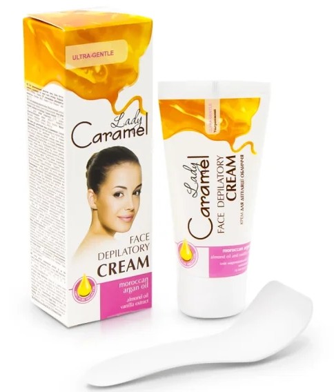 detail Depilační krém na obličej 50ml Lady Caramel