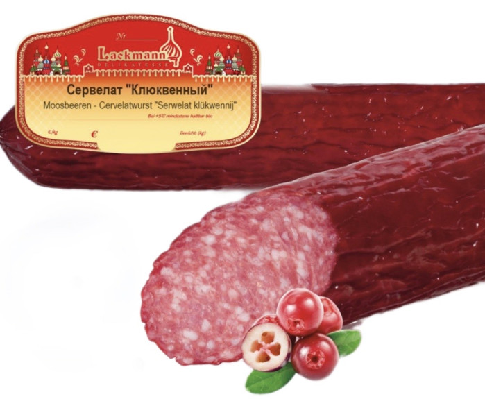detail Servelat Kljukvený 300g