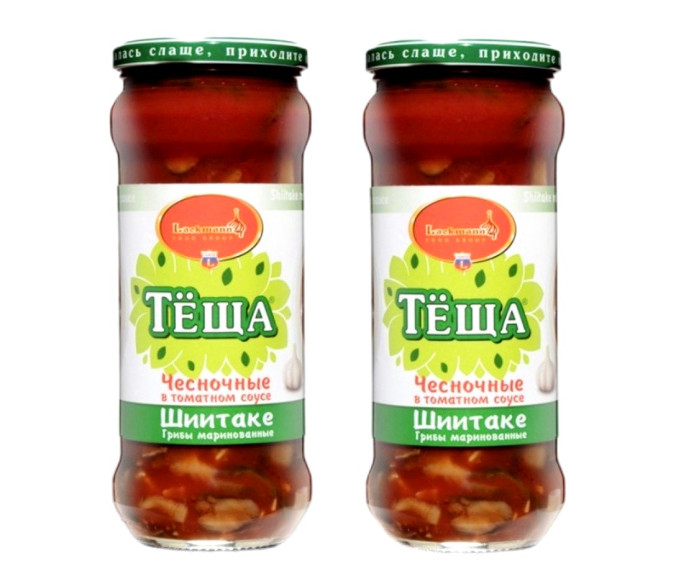 detail Nakládaný šiitaké v rajčatové omáčce 530g