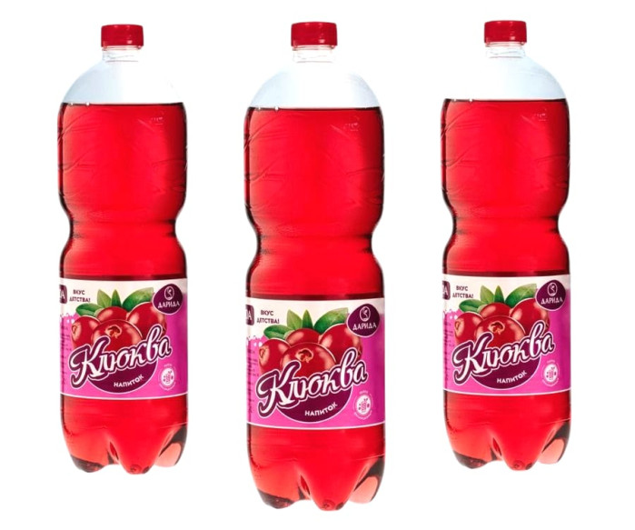 detail Osvěžující perlivý nápoj Klikva 1,45L Darida
