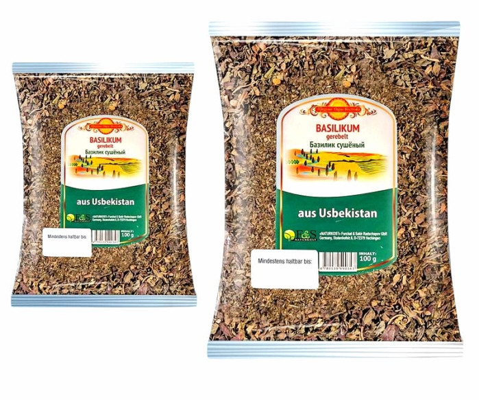 detail Sušená bazalka 100g Usbekistan
