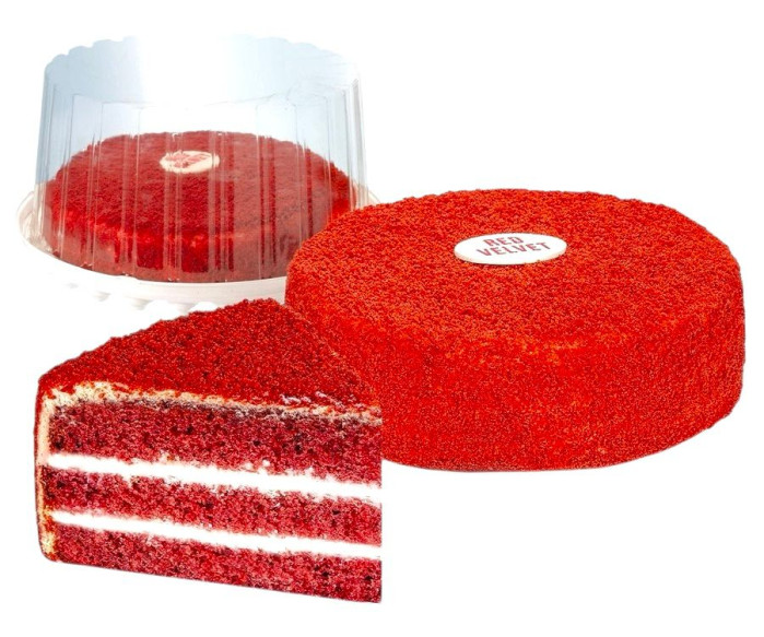 detail Dort Red Velvet s třešňovým piškotem a krémem ze smetany a mascarpone 950g Vatsak