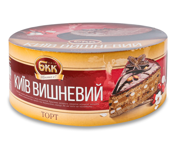 detail Kievský třešňový dort 850g BKK