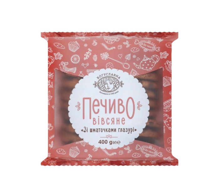 detail Ovesné sušenky s kousky čokolády 400g Boguslavna