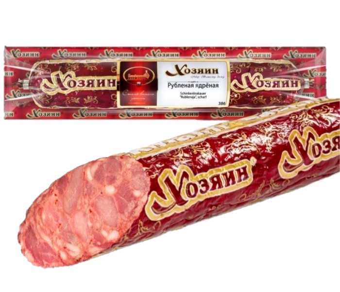 detail Rublený palivý salám Lackmann 300g