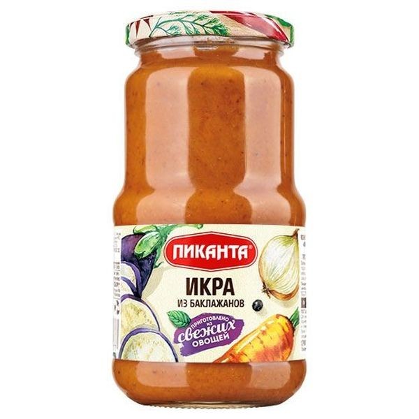 detail Pomazánka z lilku 450 g Pikanta
