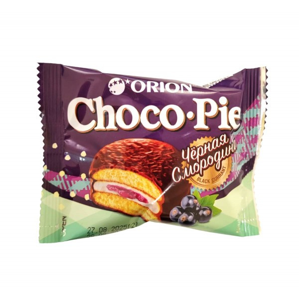 detail Choco Pie Cerny rybiz 30g Orion