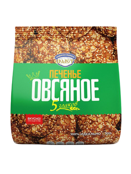 detail Ovesné sušenky 5 obilovin 300 g Poljet