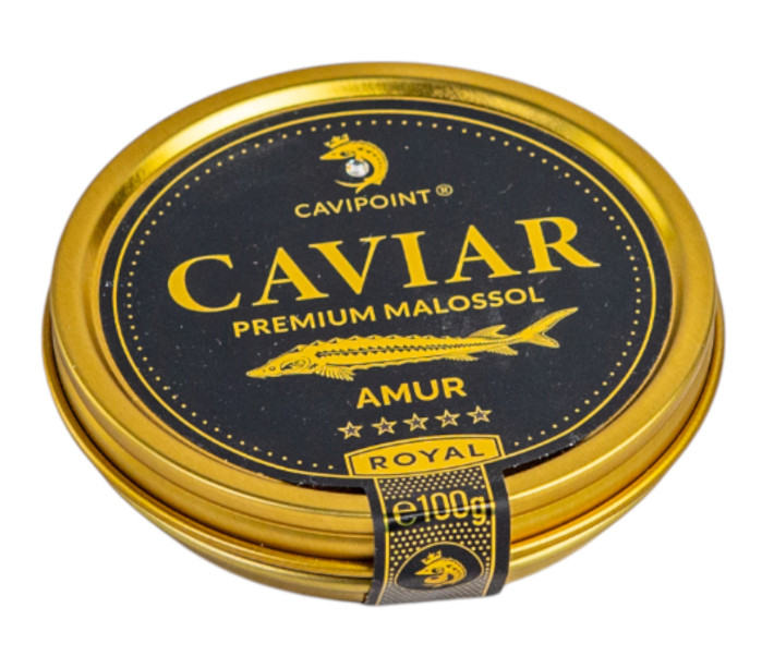 detail Černý kaviár Premium Siberian 100g (plech)