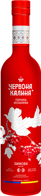 detail Vodka Červona Kalina Zimní 40% Alk. 0,5L