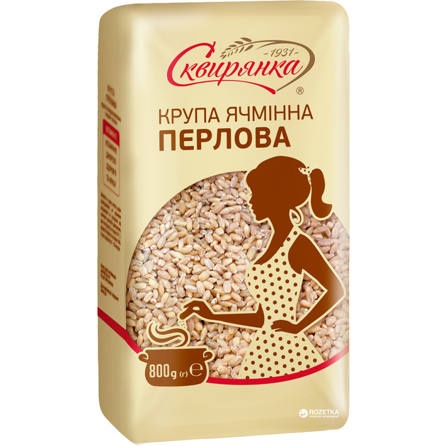 detail Kroupy ječné 800 g Skviryanka