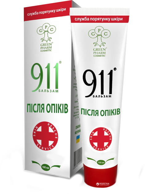 detail Balsám po popáleninách 911 100ml Green Pharm Cosmetic