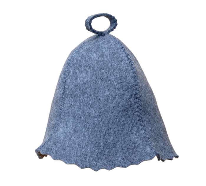 detail Čepice na banju (saunu) Šedá 100%