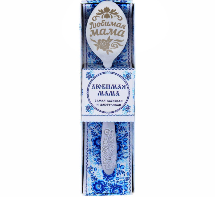 detail Lžička darková Lubimaja mama