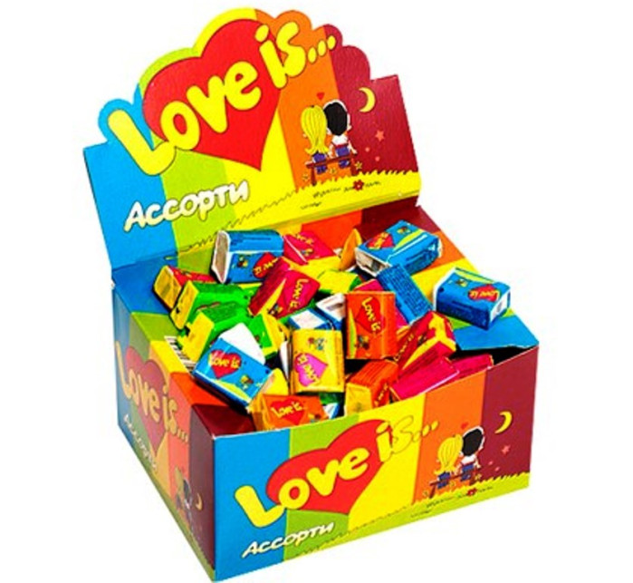 detail Žvýkačka Love is... assorti 4,2g