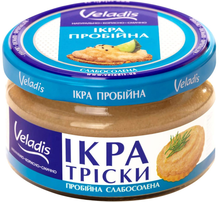 detail Tresči ikry maloslané Veladis 180g