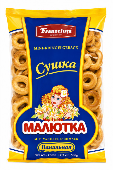 detail Preclíky Vanilkové Maljutka 500g