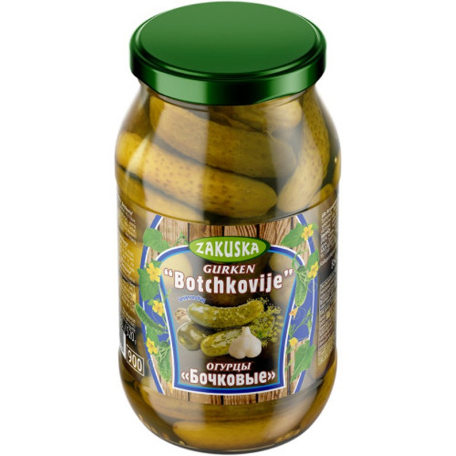 detail Kvašené Okurky Bočkovye 830g Zakuska