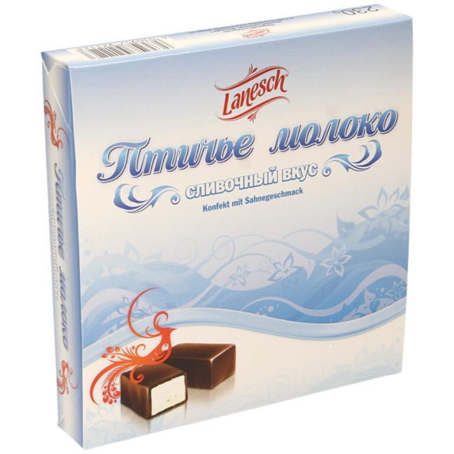 detail Ptáči mléko smetanová chut' 230g Lanesch