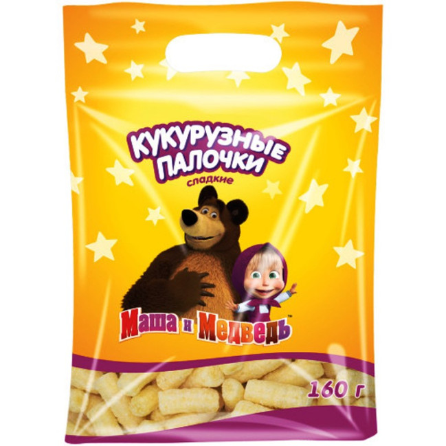 detail Kukuřičné křupky Máša a Medvěd 160g