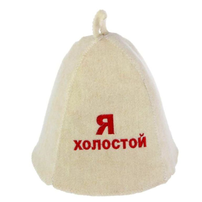 detail Čepice na banju(saunu) ''Já cholostoj