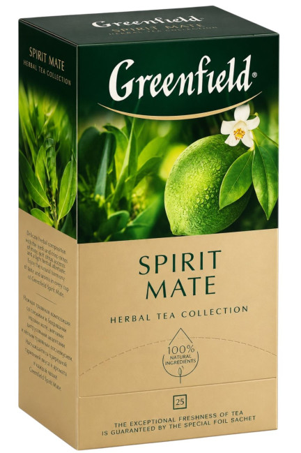 detail Čajový nápoj Spirit Mate 25×1,5g Greenfield