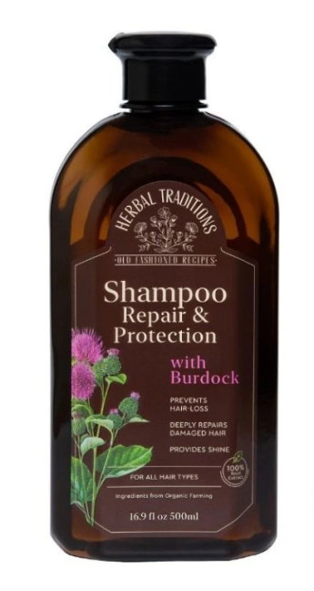 detail Šampon na vlasy s lopuchem 500 ml Herbal Traditions