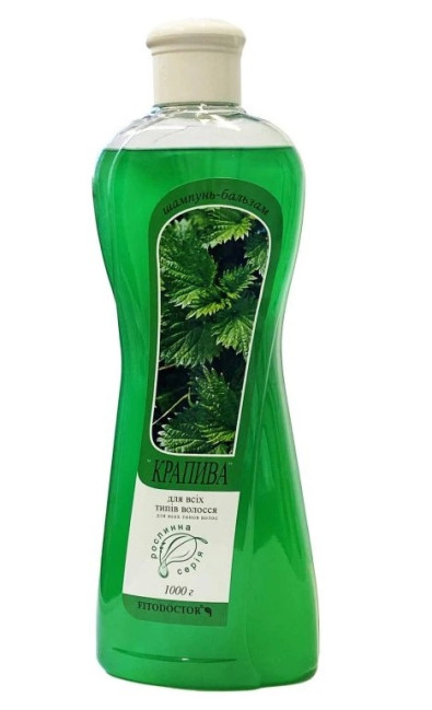 detail Šampon s kopřivou pro všechny typy vlasů 1000 ml Fitodoktor