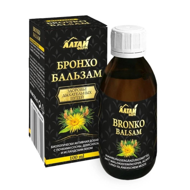 detail Broncho balzam 100ml Altaj
