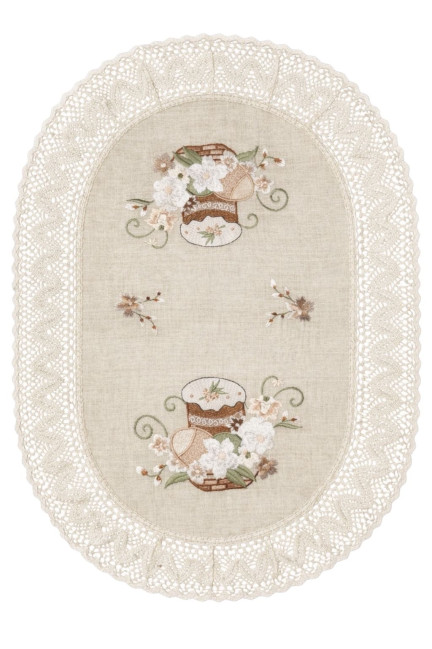 detail Velikonoční ubrousky do košíku 60×40 cm