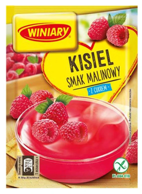 detail Kisel s malinovou příchutí 77g Winiary