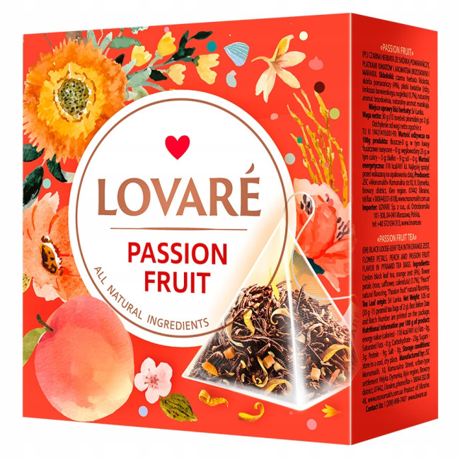 detail Černý čaj s Čaj Passion Fruit 15*2 g Lovaré