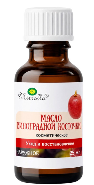 detail Kosmetický olej z hroznových jader 25ml Mirolla