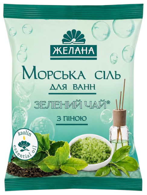 detail Mořská sůl Zelený čaj 500g