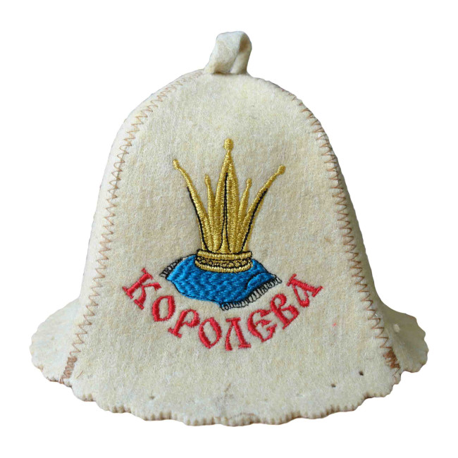 detail Čepice na banju(saunu) KOROLEVA