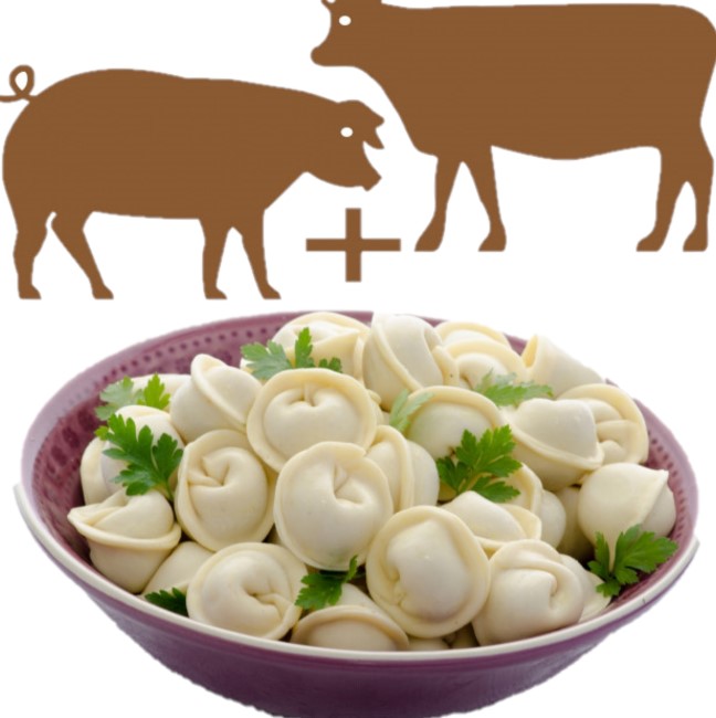 detail Domácí Pelmené s hověz. a vepř. masem 500g