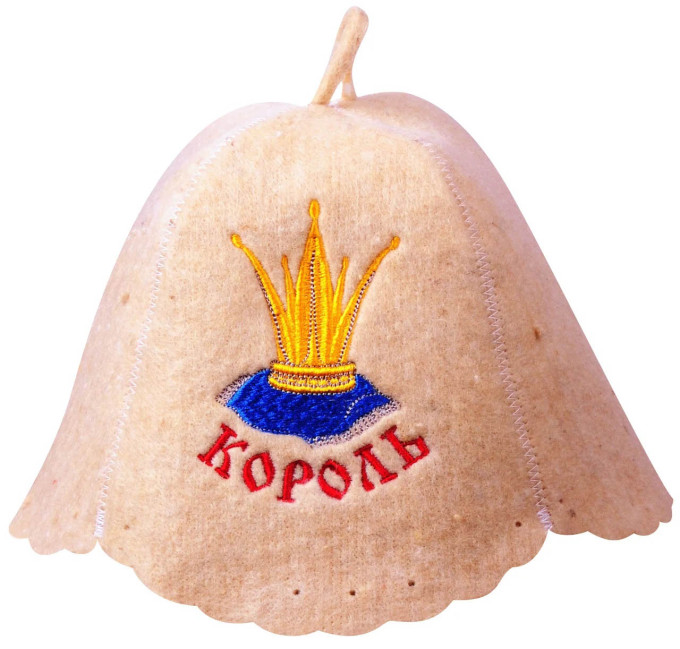 detail Čepice na banju(saunu) KOROL