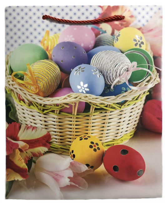 detail Daárková taška Velikonoční košík 26*32cm