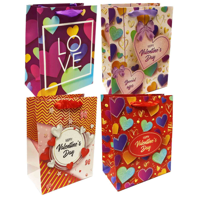 detail Dárková taška LOVE srdce 18*23cm