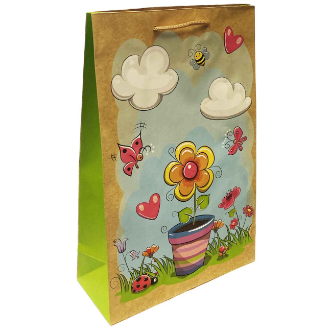 detail Dárková taška květináč 26*33cm