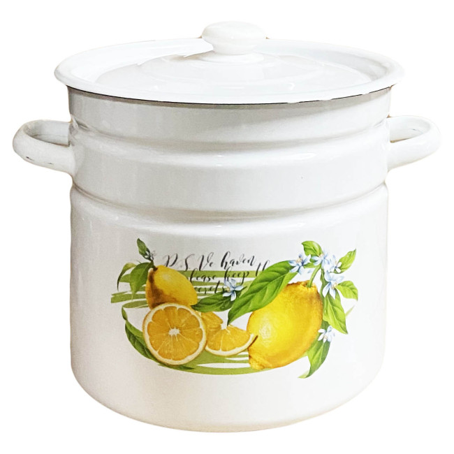 detail Smaltovaný kastrol Citron 12L