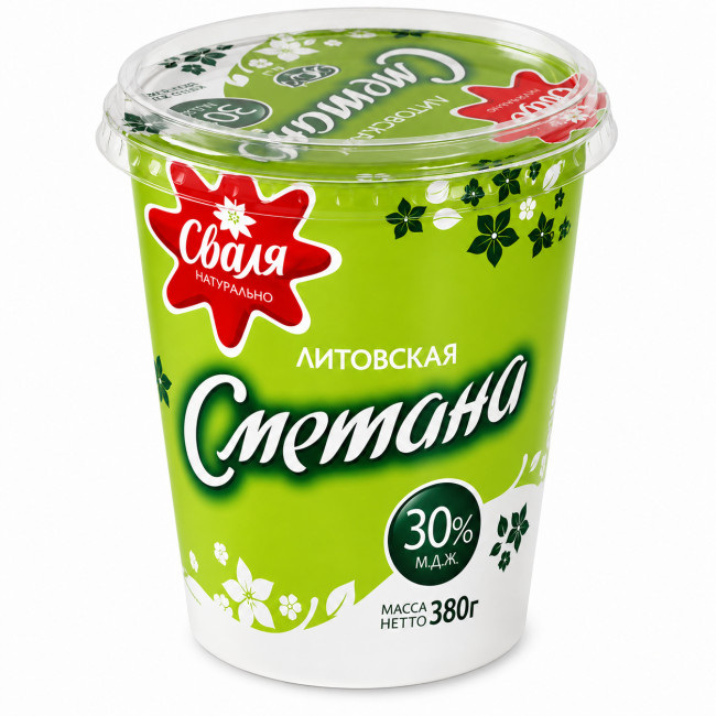 detail Smetana 30% Svalya LV 380g