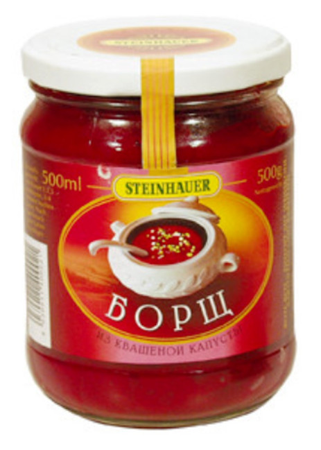 detail Boršč s kvašením zelí Steinhauer 500g