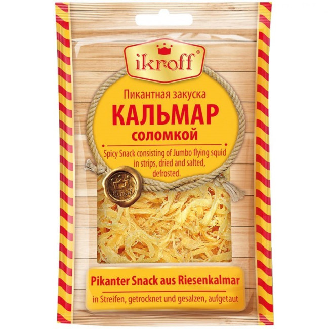detail Sušený kalamar pikant Ikroff 36g