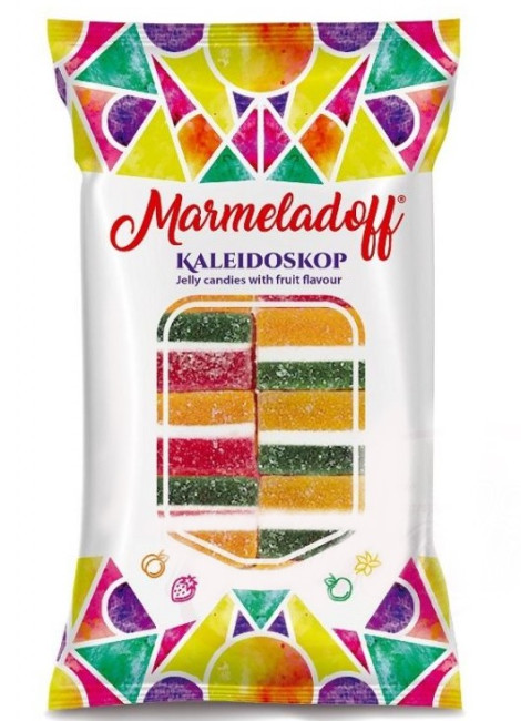 detail Třívrstvá marmeláda Kaleidoskop 220g Marmeladoff