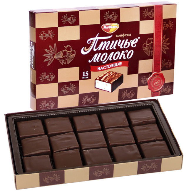 detail RotFront Bonboniera Ptačí mléko 200g